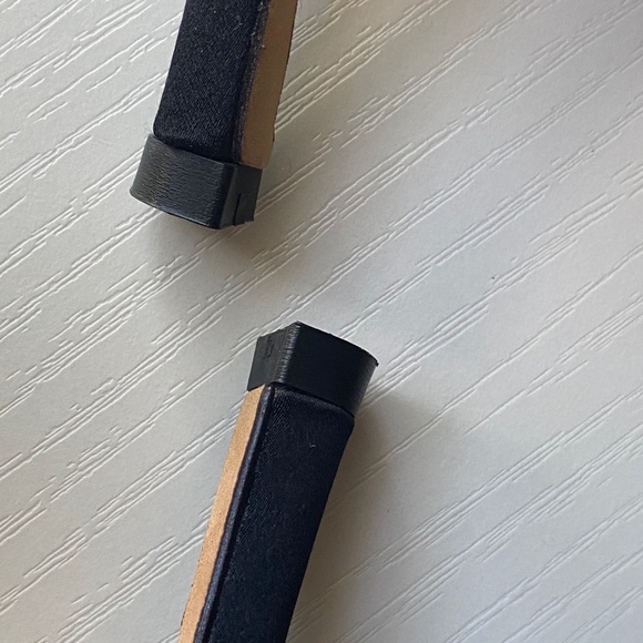 Anne Klein Women's Black Satin Stiletto Pumps Jeweled Detail Size 7M - Picture 9 of 15